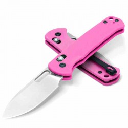 Couteau CJRB Hectare Pink Lame Acier AR-RPM9 Sand Polish Manche G10 Crossbar IKBS Clip J1935PNK - Livraison Gratuite