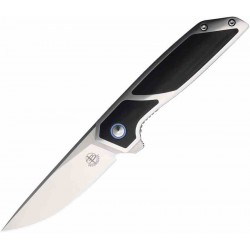 Couteau Begg Knives Diamici Black Lame Acier D2 Manche Acier/G10 Liner Lock IKBS Clip BG013 - Livraison Gratuite