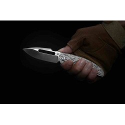 Couteau ArtisanCutlery Boa Gray Manche Titane Lame Acier S35VN Sand Polished IKBS ATZ1862GFGY - Livraison Gratuite