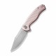 Couteau CIVIVI Stormhowl Pink Lame Acier Nitro-V Satin Manche Alum IKBS Button Lock Clip CIVC23040B3 - Livraison Gratuite