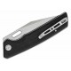 Couteau Sencut GlideStrike Black Lame Acier 9Cr18MoV Clip Point Manche Micarta IKBS Linerlock Clip S230184 - Livraison Gratuite