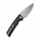 Couteau Sencut GlideStrike Black Lame Acier 9Cr18MoV Clip Point Manche Micarta IKBS Linerlock Clip S230184 - Livraison Gratuite