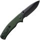 Couteau SENCUT Slashkin Green Manche Micarta Lame Acier D2 IKBS Linerlock Clip S200663 - Livraison Gratuite