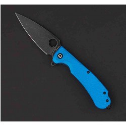 Couteau Daggerr Knives Resident Blue Manche FRN Lame Acier 8Cr14MoV Linerlock Clip DGRRSFBLBW - Livraison Gratuite