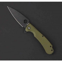 Couteau Daggerr Knives Resident Olive Manche FRN Lame Acier 8Cr14MoV Linerlock Clip DGRRSFOLBW - Livraison Gratuite