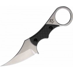 Couteau Mantis Sabot II Karambit Lame Acier M390 Manche Black Carbon Fiber Etui Kydex MAN8325 - Livraison Gratuite