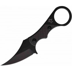 Couteau Mantis Sabot II Karambit Lame Acier M390 Manche Black Carbon Fiber Etui Kydex MAN8318 - Livraison Gratuite