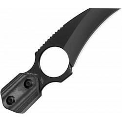 Couteau de Cou Kizer Variable Claw Lame Acier 154CM Manche Micarta Etui Kydex KI1056C1 - Livraison Gratuite