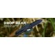 Couteau Kizer Drop Bear Lame Acier S35VN Black Manche Dark Blue FatCarbon AXIS Lock IKBS Clip KI3619A4 - Livraison Gratuite