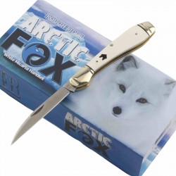 Couteau Rough Ryder Arctic Fox Wharncliffe Folder Manche Micarta Lame Acier 440 Slip Joint RR2308 - Livraison Gratuite