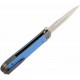 Couteau Ganzo Adimanti Samson Blue Lame Acier D2 Manche G10 Linerlock Clip GASAMSONBL - Livraison Gratuite