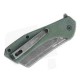 Couteau Kershaw Static Micarta Lame Cleaver Lame Acier D2 KIVT Linerlock Clip KS3445MCGBW - Livraison Gratuite