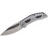 Couteau Kershaw Norad Lame Acier D2 Manche Acier/FC IKBS Linerlock Clip KS5510 - Livraison Gratuite