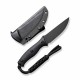 Couteau CIVIVI Stormridge Black Lame Acier Nitro-V Blackwash Manche G10 Etui Kydex CIVC230411 - Livraison Gratuite