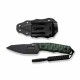 Couteau CIVIVI Propugnator Green Manche Micarta Lame Acier D2 BLK Reverse Tanto Etui Kydex CIVC230022 - Livraison Gratuite
