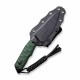 Couteau CIVIVI Propugnator Green Manche Micarta Lame Acier D2 BLK Reverse Tanto Etui Kydex CIVC230022 - Livraison Gratuite