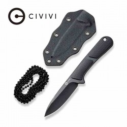 Couteau CIVIVI Mini Elementum Neck Lame Acier Nitro-V Black Manche G10 Etui Kydex CIVC230101 - Livraison Gratuite