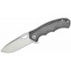 Couteau QSP Gorilla Denim Manche Micarta Lame Acier 14C28N SW IKBS Linerlock Clip QS153B1 - Livraison Gratuite