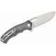 Couteau QSP Gorilla Denim Manche Micarta Lame Acier 14C28N SW IKBS Linerlock Clip QS153B1 - Livraison Gratuite