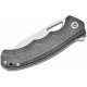 Couteau QSP Gorilla Denim Manche Micarta Lame Acier 14C28N SW IKBS Linerlock Clip QS153B1 - Livraison Gratuite