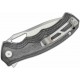 Couteau QSP Gorilla Denim Manche Micarta Lame Acier 14C28N SW IKBS Linerlock Clip QS153B1 - Livraison Gratuite