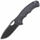 Couteau QSP Gorilla Black Manche Micarta Lame Acier 14C28N BLK IKBS Linerlock Clip QS153A2 - Livraison Gratuite