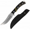 R15633 Couteau de CHasse Remington Hunter Lame Acier D2 Clip Point Manche G10 Etui Cuir - Livraison Gratuite