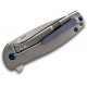 Couteau Kizer Cutlery Laconico Gemini Acier CPM-S35VN Manche AL6V4 Titanium Framelock KI3471 - Livraison Gratuite
