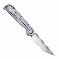  KI4458T2 Couteau Kizer Cutlery Begleiter Manche Titane Lame Acier S35VN Satin Ikbs Frame Lock Clip - Livarison Gratuite