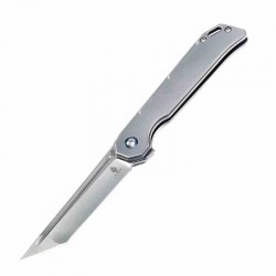 KI4458T1 Couteau Kizer Begleiter Titane Lame Tanto Acier S35VN Satin Frame Lock IKBS Clip - Livraison Gratuite