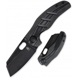 Couteau Kizer Sheepdog C01C Black Lame Acier 154CM Manche Micarta IKBS Linerlock Clip KIV4488C1 - Livraison Gratuite