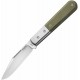 Couteau LionSteel Shuffler Barlow Green Lame Acier M390 Manche Micarta/Titane Slipjoint Italy LSTCK0112CVG - Livraison Gratuite