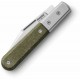 Couteau LionSteel Shuffler Barlow Green Lame Acier M390 Manche Micarta/Titane Slipjoint Italy LSTCK0112CVG - Livraison Gratuite