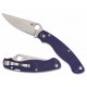 Couteau Spyderco Military 2.0 Dark Blue Lame Acier CPM-S110V Satin Manche G10 Clip Made USA SC36GPDBL2 - Livraison Gratuite