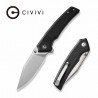 Couteau CIVIVI Tranquil Black Manche G10 Lame Acier 14C28N Satin IKBS Linerlock Clip CIVC230271 - Livraison Gratuite