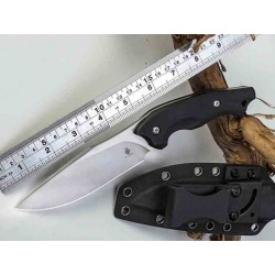 Couteau Kizer Magara Black Lame Acier D2 SW Clip Point Manche G10 Etui Kydex KI1055A1 - Livraison Gratuite