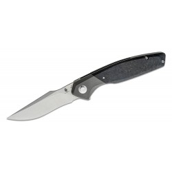 Couteau Kizer Grazioso Manche Titane/FCarbone Lame Acier CPM-20CV IKBS Framelock Clip KI4572A1 - Livraison Gratuite