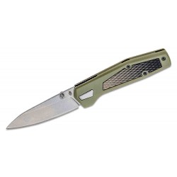 Couteau Gerber Fuse Green Lame Acier 7Cr17MoV Manche GRN Linerlock Clip G1875 - Livraison Gratuite