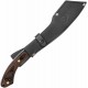 Couteau Condor Carlotus Parang Machete Lame Acier Carbone 1075 Manche Noyer Etui Cuir Salvador CTK397098HC - Livraison Gratuite