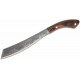 Couteau Condor Carlotus Parang Machete Lame Acier Carbone 1075 Manche Noyer Etui Cuir Salvador CTK397098HC - Livraison Gratuite