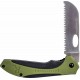 R15673 Lot de 2 Couteau Remington Sportsman Saw Manche Black/Green Polymer Lame Acier Inox Linerlock Clip - Livraison Gratuite