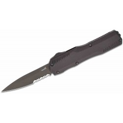 Couteau Kershaw Livewire OTF AUTO Black Lame Acier CPM-MagnaCut Part Serrated Manche Alu USA KS9000BLKST - Livraison Gratuite