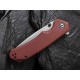Couteau CIVIVI Brazen Burgundy Lame Acier 14C28N Manche G10 Linerlock Clip IKBS CIVC2102B - Livraison Gratuite