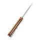 Couteau CIVIVI KwaiQ Orange/Black Manche G10 Lame Tanto Acier Nitro-V Satin IKBS Liner Lock Clip CIVC230152 - Livraison Gratuite