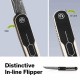Couteau CIVIVI KwaiQ Ivory/Black Manche G10 Lame Tanto Acier Damas IKBS Liner Lock Clip CIVC23015DS1 - Livraison Gratuite