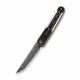 Couteau CIVIVI KwaiQ Ivory/Black Manche G10 Lame Tanto Acier Damas IKBS Liner Lock Clip CIVC23015DS1 - Livraison Gratuite