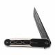 Couteau CIVIVI KwaiQ Ivory/Black Manche G10 Lame Tanto Acier Damas IKBS Liner Lock Clip CIVC23015DS1 - Livraison Gratuite