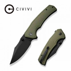 Couteau CIVIVI Vexillum OD Green Manche G10 Lame Acier Nitro-V Blk Clip Point IKBS Linerlock CIVC23003D2 - Livraison Gratuite