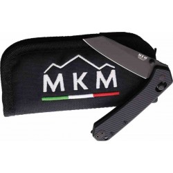 Couteau MKM Yipper Black Manche G10 Lame Sheepsfoot Acier CPM-MagnaCut BLK Clip Italy MKMYPGBKB - Livraison Gratuite