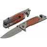 Couteau de Secours Rite Edge A/O Lame Inox Manche Bois Brise Vitres Coupe Ceintures CN300529 - Livraison Gratuite